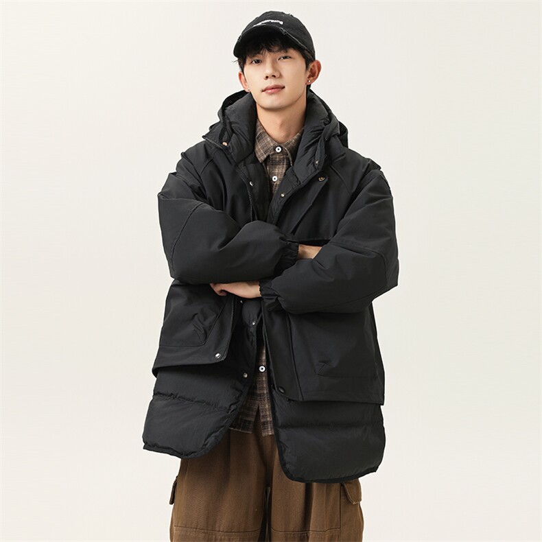 2025冬季新款男日系潮牌白鸭绒三合一羽绒服加厚外套YR76-F375,男装羽绒服,电商A101（原外27）