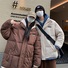 棉衣男冬季新款港风连帽美式休闲假两件外套上衣MY2301-特P80，男装棉衣，星座214-3