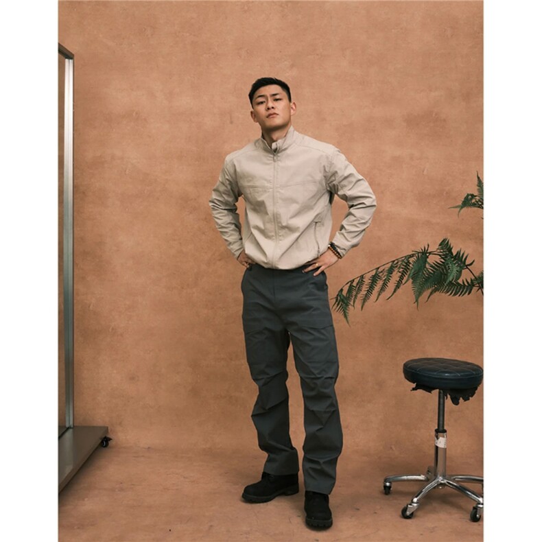 网图美式荒野夹克休闲立领纯色机能风拼接长袖外套D477特P50,男装夹克,电商A335-1（原A458）