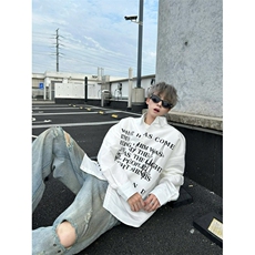 【有货】白色衬衫男女款春秋季设计感字母长袖衬衣外套1288CC-P39，男装衬衫，星座1007（原301D）