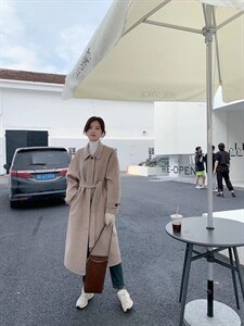 羊绒大衣图片