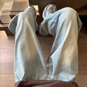 倒装黄泥微喇牛仔裤男 M-4XL 直播品质 P65控89图片