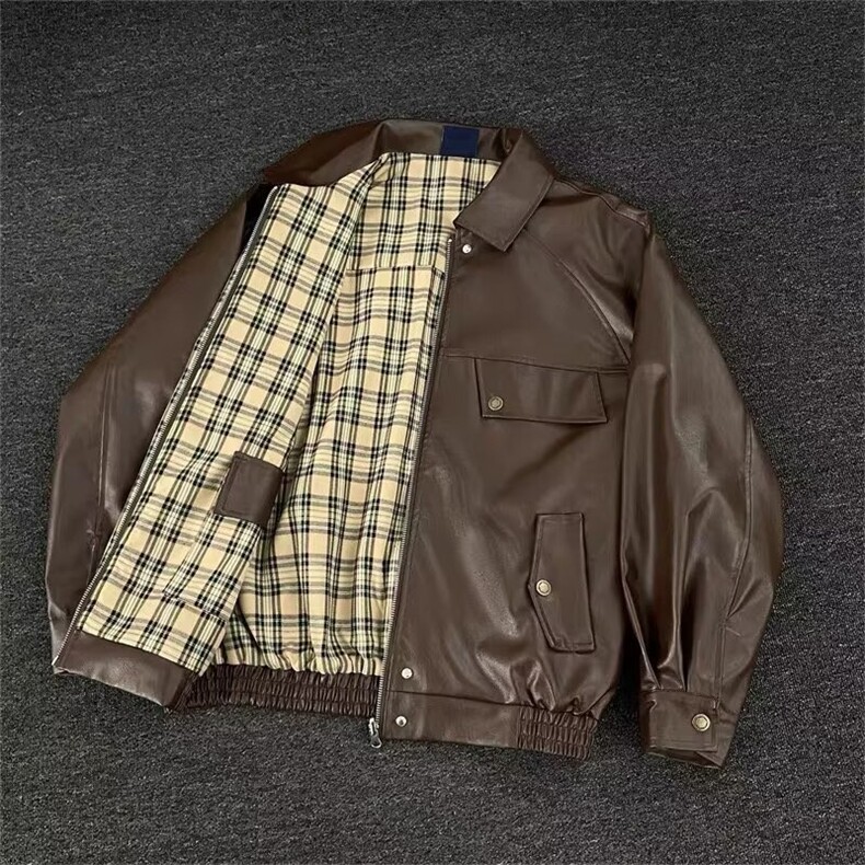 W9352-P78潮流秋季新款外套男潮流上衣服男士夹克韩版百搭2025,男装夹克,电商B323A