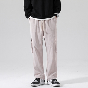 春夏新款工装休闲裤男宽松阔腿裤直筒裤CK2318-P50