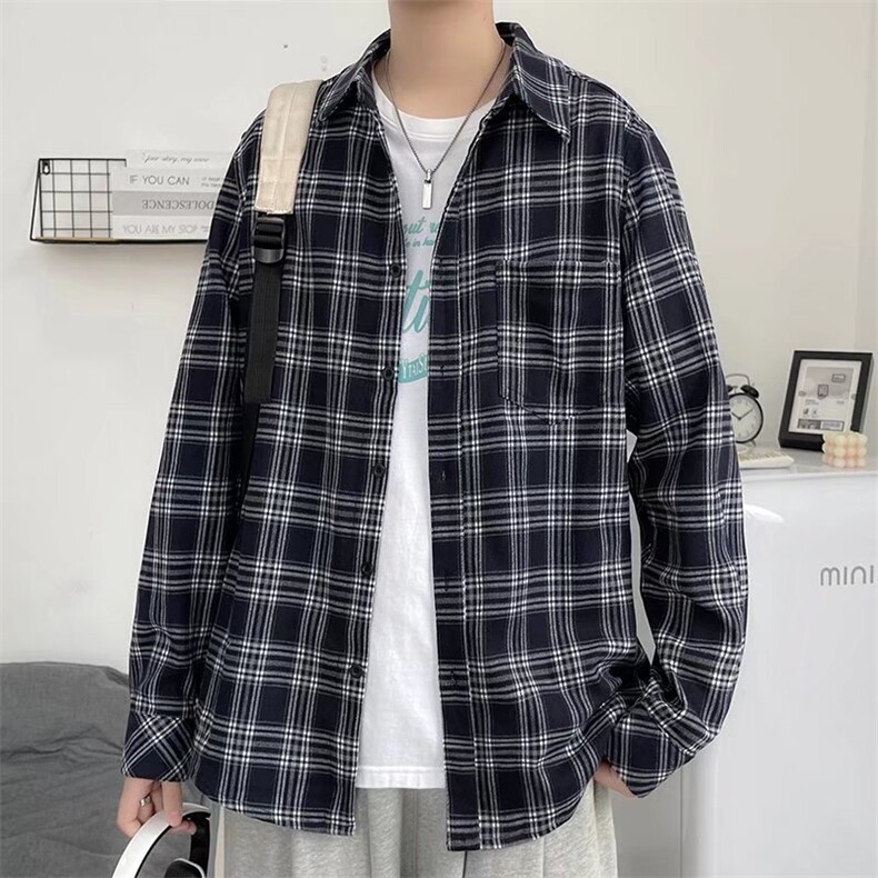 长袖衬衫春款男港风潮流C013P30,男装衬衫,星座1116-2