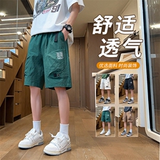 2025夏季新款男士潮牌五分裤时尚休闲短裤男C208A-6707A-特P27，男装牛仔裤，电商C208A