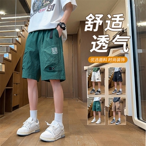 2025夏季新款男士潮牌五分裤时尚休闲短裤男C208A-6707A-特P27图片