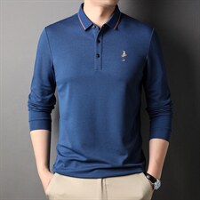 D66150钱塘2020-2中青年男士春秋薄款长袖休闲时尚T恤货稳P63，男装T恤，钱塘207-2