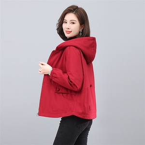 时尚保暖连帽棉服女短款宽松显瘦加绒外套冬季新款韩版百搭上衣图片