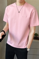 夏季新款男士短袖T恤圆领休闲百搭上衣打底衫T89067-P48，男装T恤，电商A237