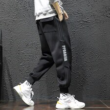 2023春新束脚裤复古瓷砖模特男条纹印花大码学生九分卫裤K69-P40,男装休闲裤,电商A082