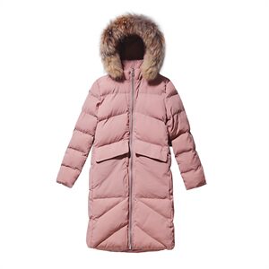 棉衣/棉服2020年冬季毛领连帽拉链长袖中长款保暖舒适图片