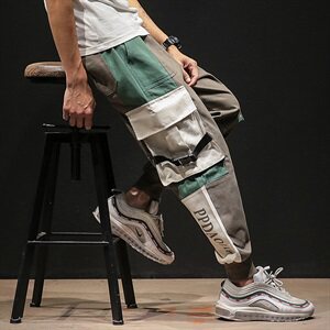 2021春秋季新款日系大码男工装休闲裤马切达九分裤长裤K287-P55图片