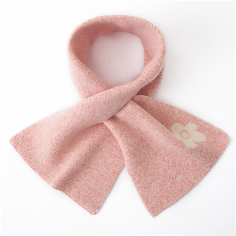 新款羊毛针织小围巾女百搭秋冬加厚保暖冬天护颈椎短款围脖礼物，围巾，戎咖羊绒