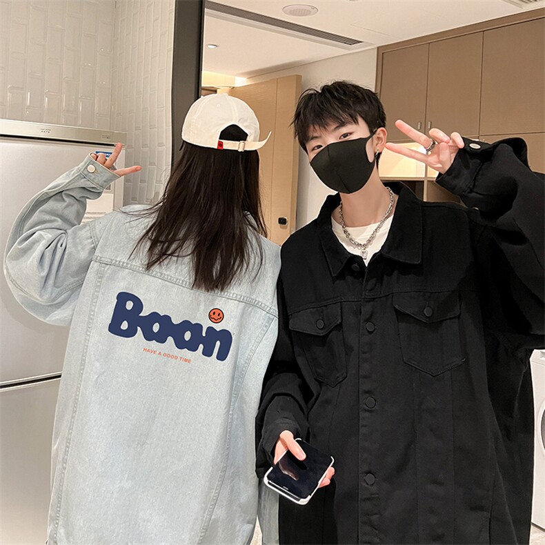 牛仔夹克男大码牛仔外套男茄克NJ77406-P60,男装夹克,电商A040
