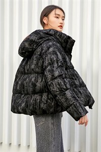 短款植绒羽绒服,女装羽绒服,XCWY