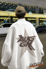男装加绒加厚高领卫衣落肩袖B239-G68-P48，男装卫衣，星座514-2(原B239)