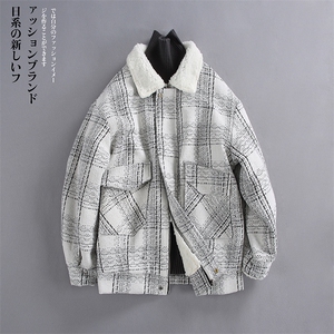 羊羔毛棉服男2025冬季新款休闲外套潮牌棉衣棉袄 M166 P120 控158图片