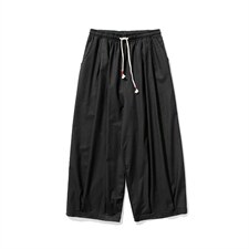 夏季大码日系复古风棉麻裤休闲直筒裤哈伦阔裤港风K181/P70，男装休闲裤，电商A221A