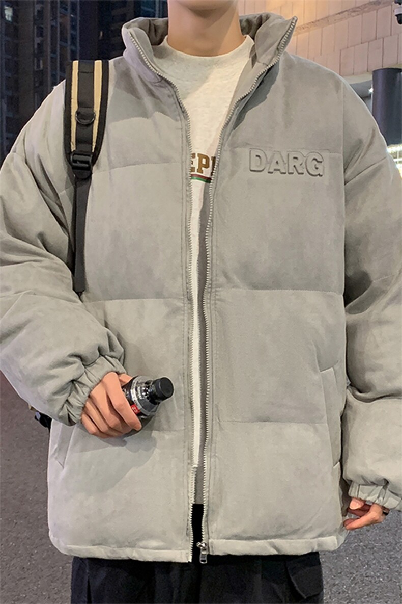高级感clenafit立领棉服男冬季美式复古脏脏宽松潮流帅气棉衣外套,男装棉衣,电商A022