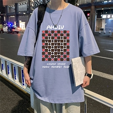 电商DSA028-DT21V96棉P202023新款圆领印花短袖男控38，男装T恤，电商A028