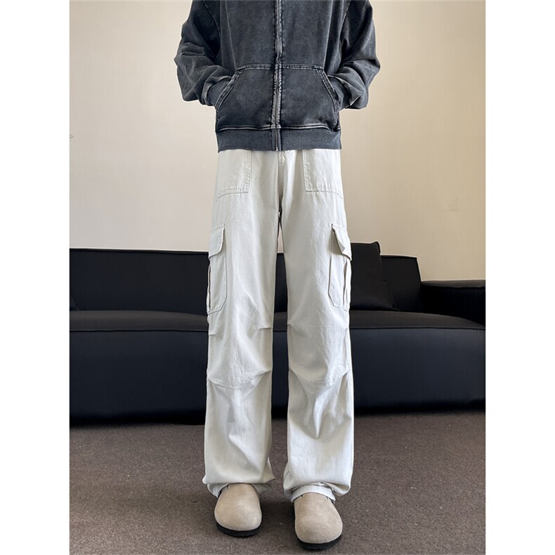 2025美式工装裤痞帅直筒裤休闲裤百搭ins中性现货 K8138-P38图片