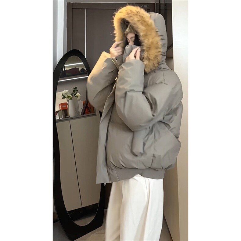 加厚棉服美式cleanfit防水保暖可拆卸毛领外套5D3065-TP90不,男装棉衣,电商A102