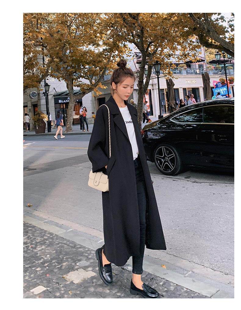 秋天风衣时尚大气，女装风衣，早颜