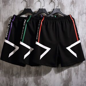 灰墙挂拍 多色短裤男潮牌ins五分裤大码日系宽松裤子C415-K43-P35图片
