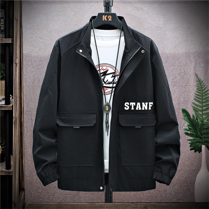 男士春秋工装夹克外套2026春季韩版潮流百搭休闲帅气ins潮807-P40，男装夹克，星座1403A