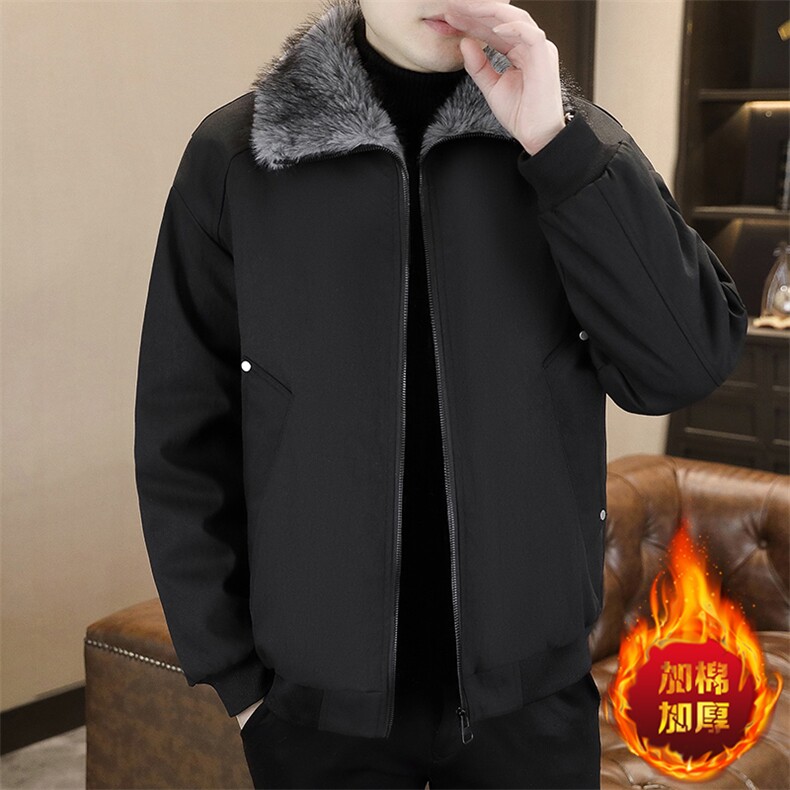 MA26-P120座山雕冬季新款加棉加厚帅气派克服宽松学生时尚棉服,男装棉衣,星座507A（原星座306B-2）