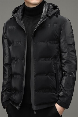2023新款连帽可脱卸羽绒服短款商务休闲厚外套男SNNYR99673-P225,男装羽绒服,电商B212（原钱塘6029）