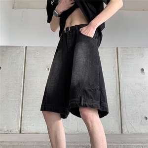 2024美式复古水洗牛仔短裤男夏季潮休闲短裤 XK5507 P42图片