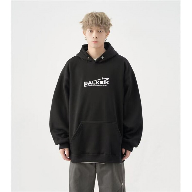 1506-1/QE150/P35重磅美式连帽卫衣男生男新款潮牌潮流宽松刺秀,男装卫衣,星座1506