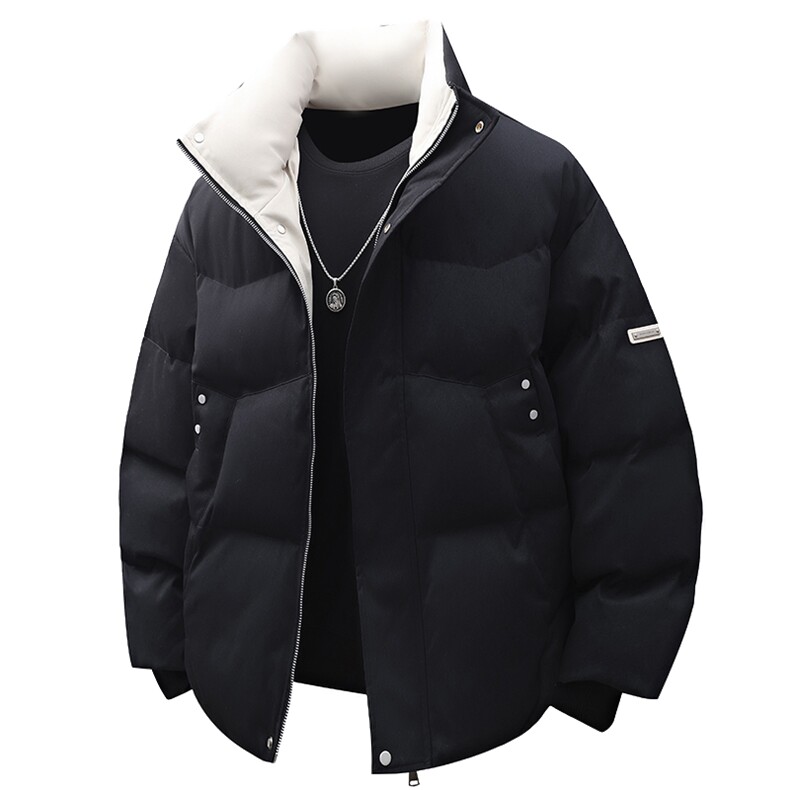 新款大码冬季棉袄外套棉服休闲加厚保暖立领宽松A436-562-P95,男装棉衣,电商A436