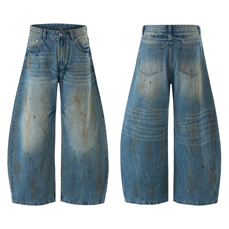 潮流宽松牛仔裤潮牌高街休闲裤A161-K5082-P70128元,男装牛仔裤,电商A161