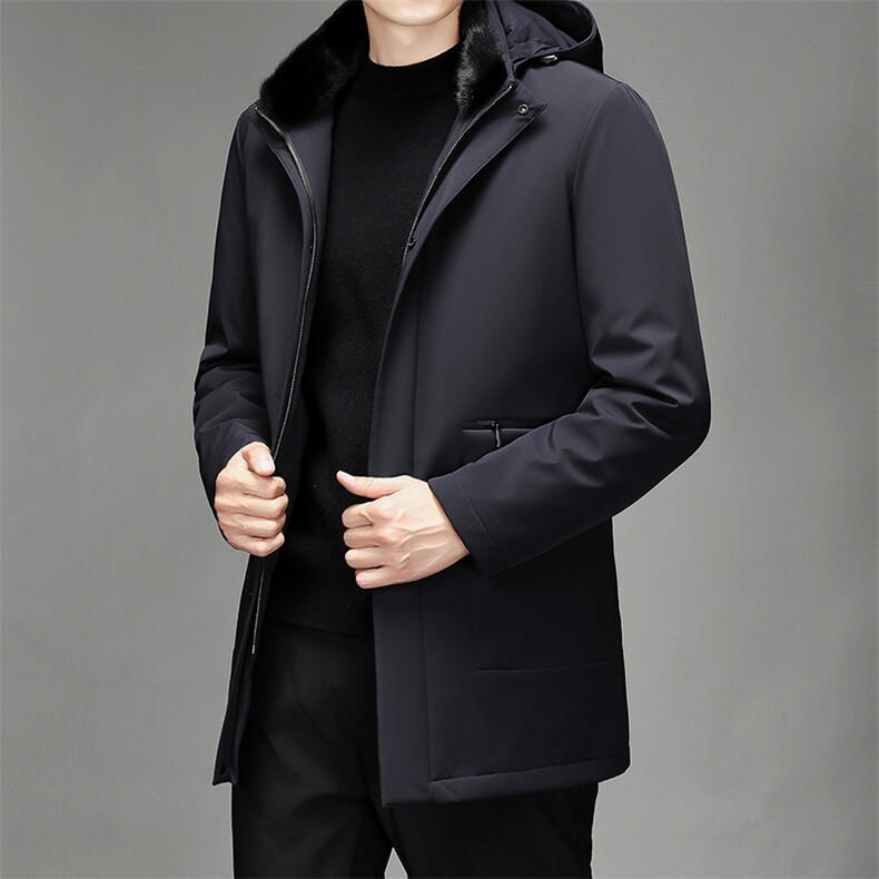 CK6610钱塘2020-2中年男士冬季厚款时尚休闲商务百搭羽绒服P490,男装羽绒服,钱塘207-2