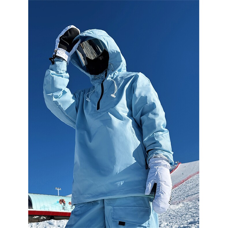 潮牌防风防水单板男女户外运动加厚滑雪服套装TZ033-P220控328,男装休闲套装,电商A001