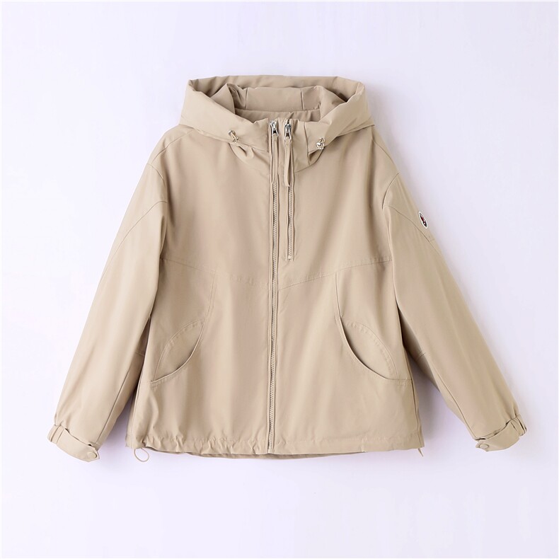 冬装加绒派克服棉衣女2025新款小个子短款宽松休闲棉衣厚外套,女装风衣,涵亦佰惠