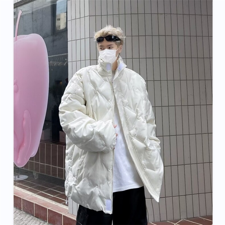 棉服外套男韩版潮流高街帅气冬季保暖2024新款ins棉衣MF139-P92,男装棉衣,星座412-3