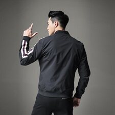 2021秋款新款小蜜蜂徽章刺绣正常尺码夹克衫55025-1，男装夹克，钱塘6007(原2006)