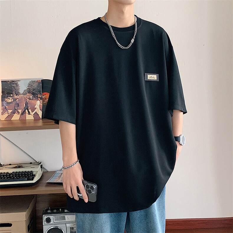 T807 P35 酒店风 冰丝重磅280克纯色夏季高品质短袖t恤图片
