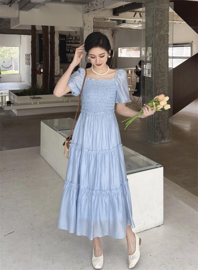 [现货]收腰款连衣裙，三色、三码，女装连衣裙，依柏璐(1F)