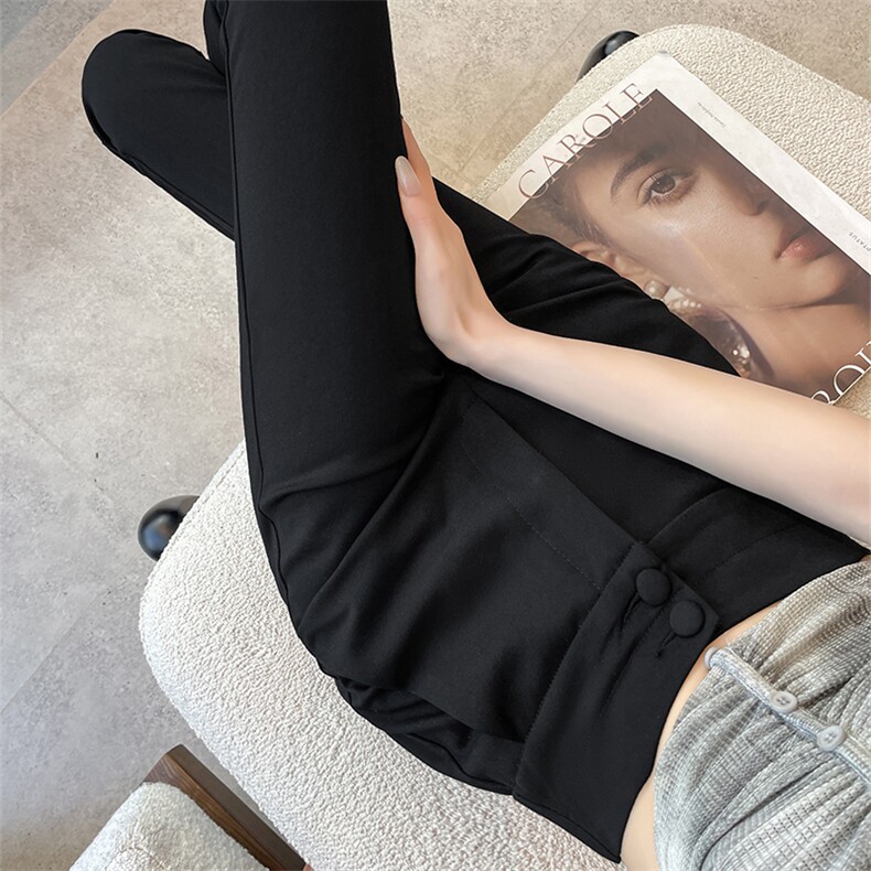 新款2025新款高腰西装喇叭裤女显瘦花苞裤收腰垂感休闲马蹄裤,女装休闲裤,云美莎专业女裤-全店现货