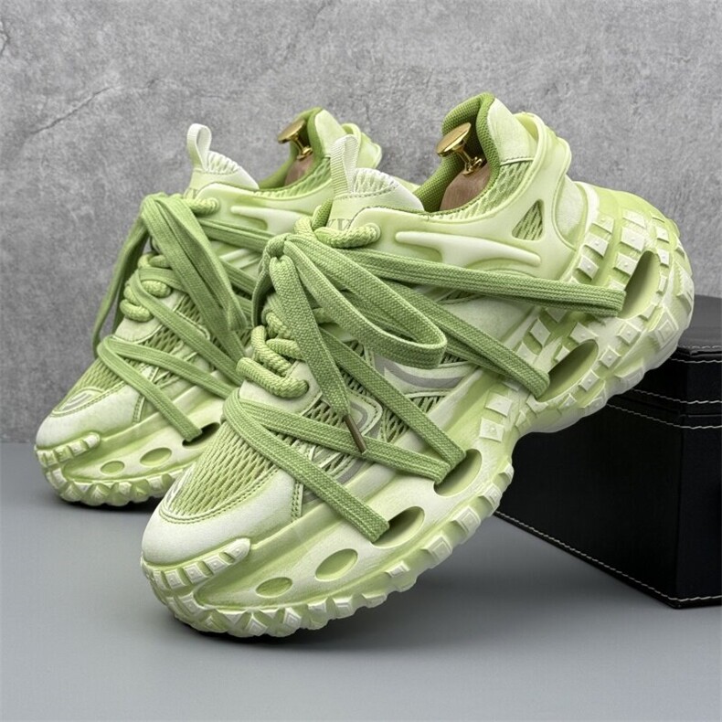 A1118-P255复古做旧老爹鞋男夏季网面透气时尚运动鞋厚底男鞋，男鞋休闲鞋，星座1407-6