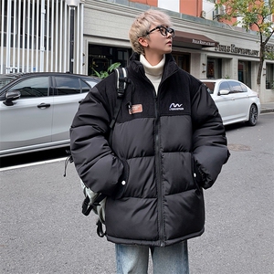 灯芯绒拼接刺绣棉服男女棉衣立领棉袄外套面包服 3357-P80 控108图片