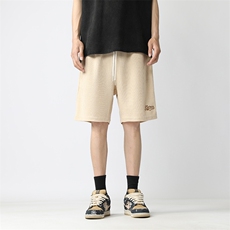 白底23新款夏季时尚百搭美式复古潮流垂感宽松短裤KZF500P45控68，男装牛仔裤，电商A247-1