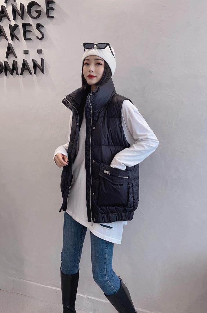 2021冬季新款90绒马甲，女装马甲，曼希野