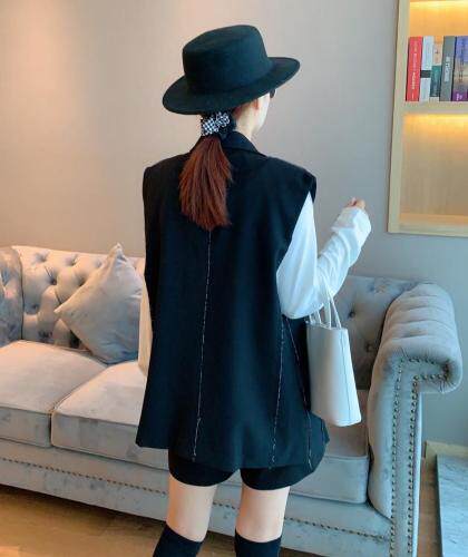 秋款韩版毛边马甲，女装马夹，娟子依格