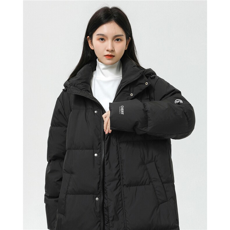 新标90%羽绒 中长款连帽女士羽绒服 Y237/P220 现货图片